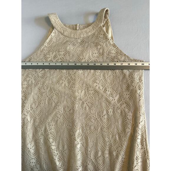 Roxberi Studio Womens XL Boho Crochet Sleeveless Halter Swing Dress Vtg Inspired - Picture 7 of 8